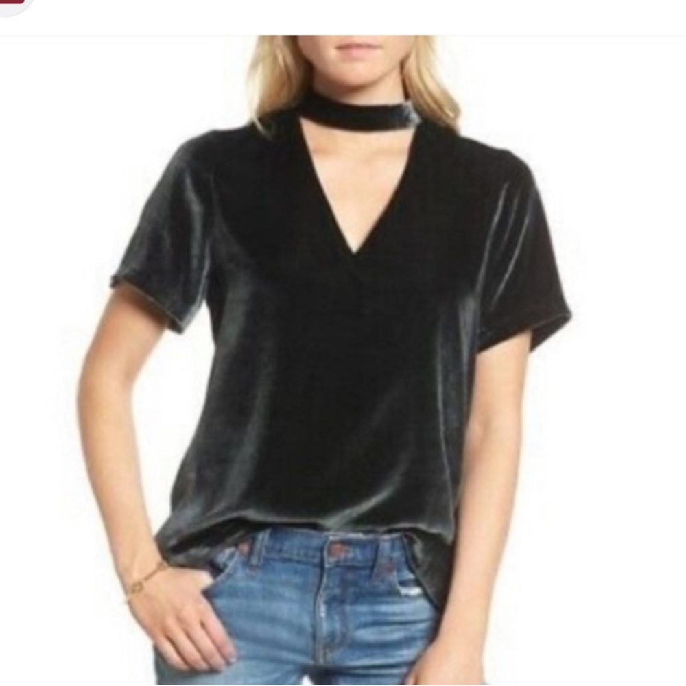 MADEWELL | Velvet Choker‎ Top